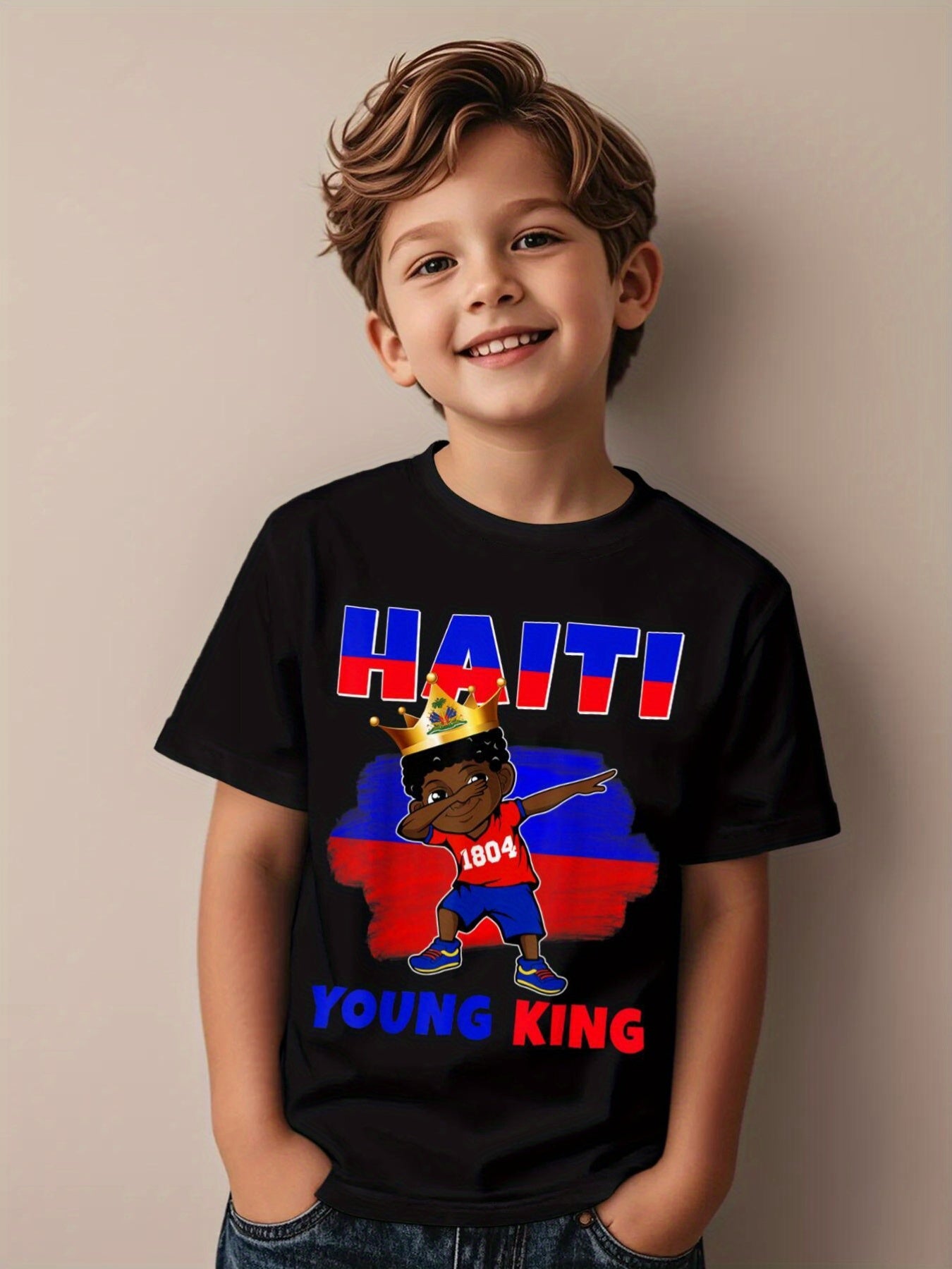 Young King" Haiti Heritage Tee