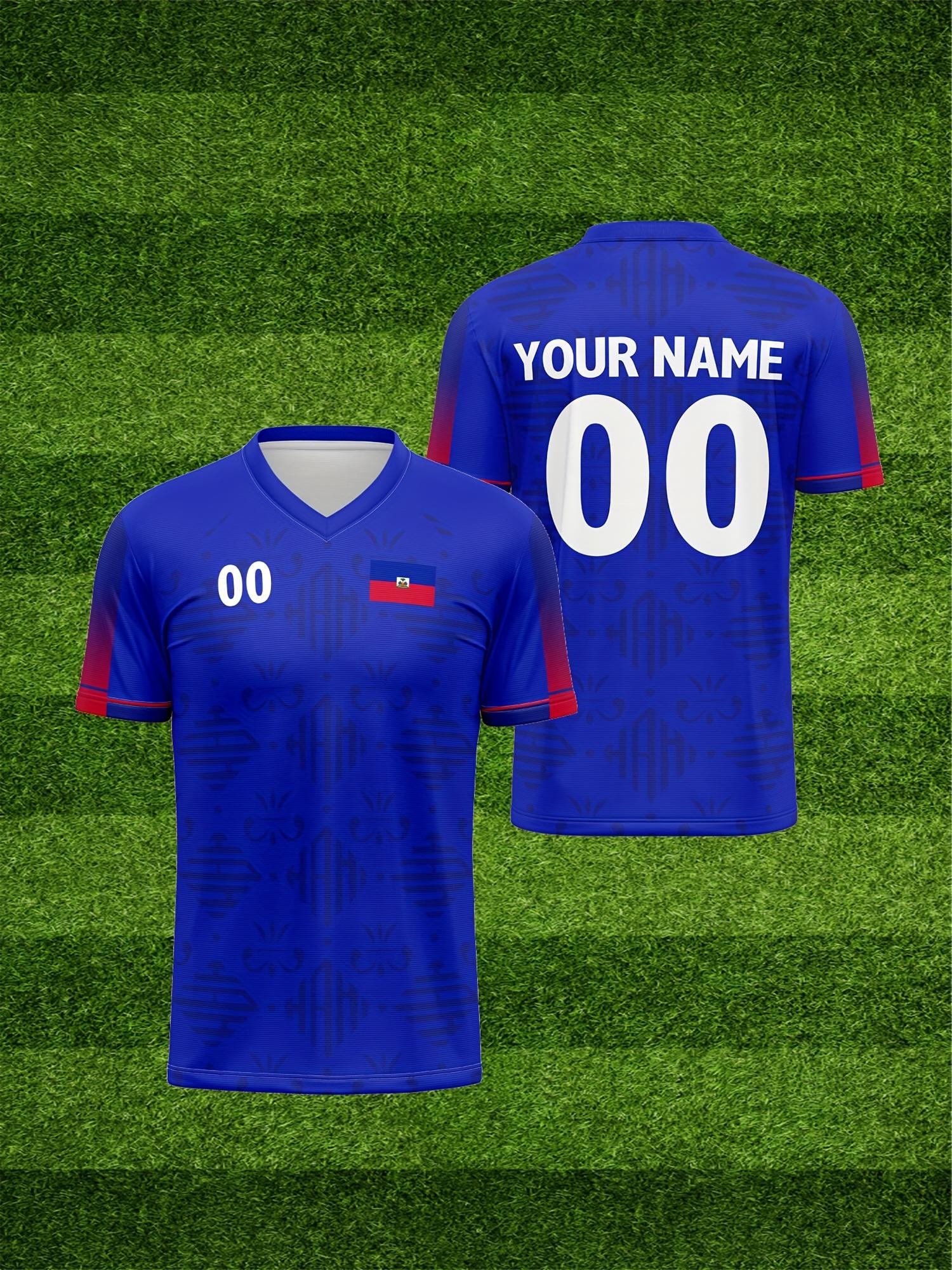 2026 New North American Haiti V-Neck Football Jersey