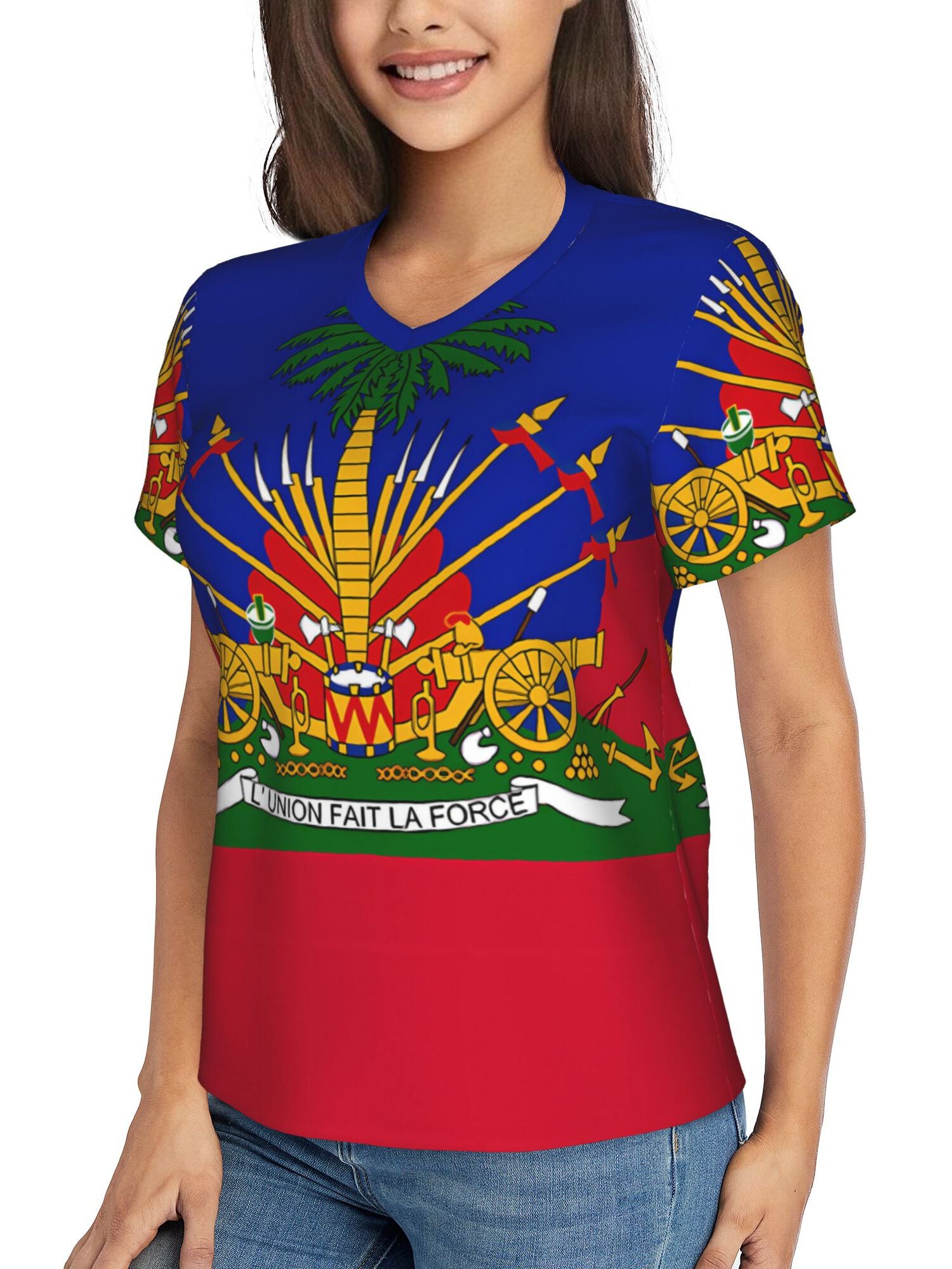 Women'S V-Neck T-Shirt