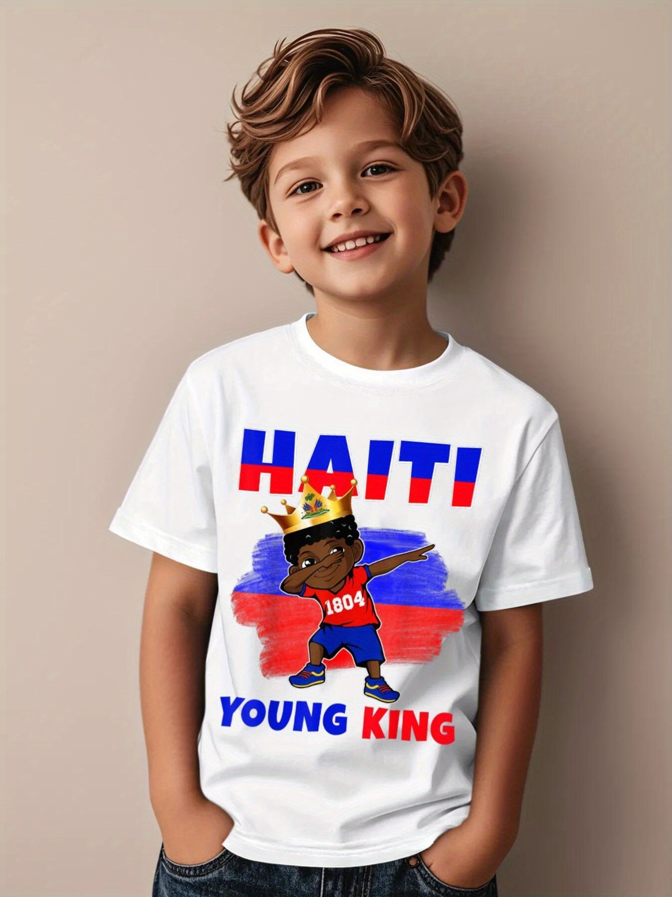 Young King" Haiti Heritage Tee