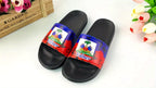 Haiti Flag Design Slippers, Casual Vacation Style