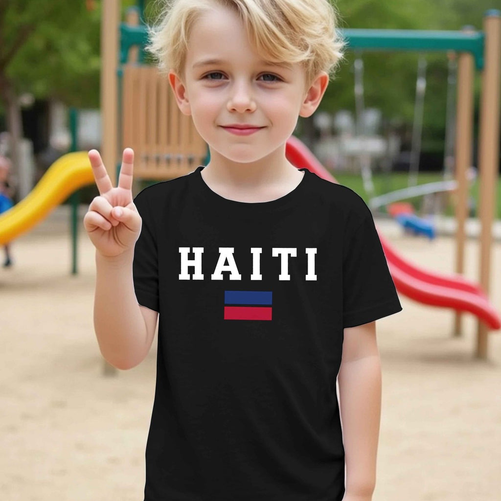 Boys' Haiti Graphic Cotton T-Shirt