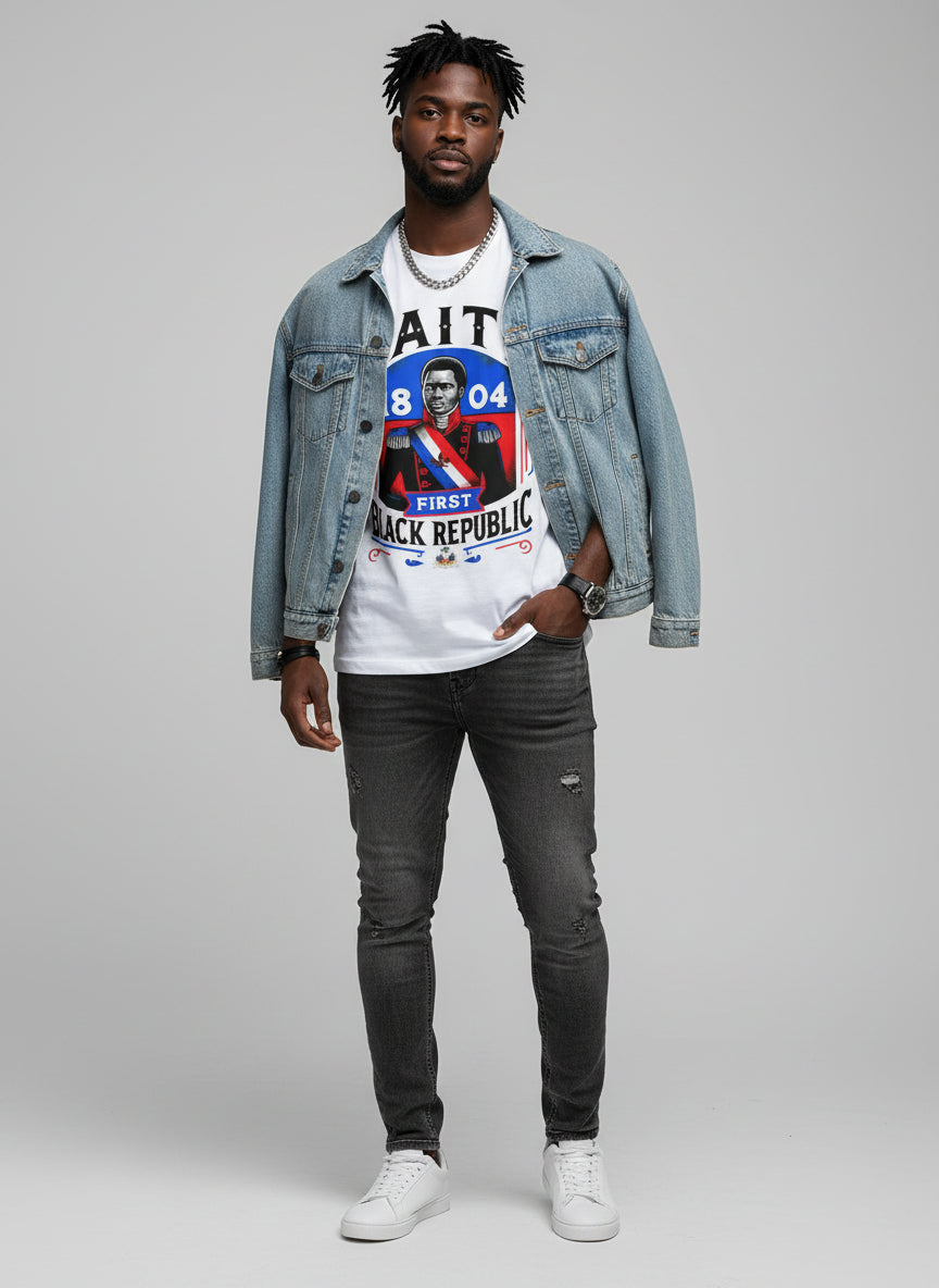Women’s “Haiti First Black Republic 1804” Graphic T-Shirt